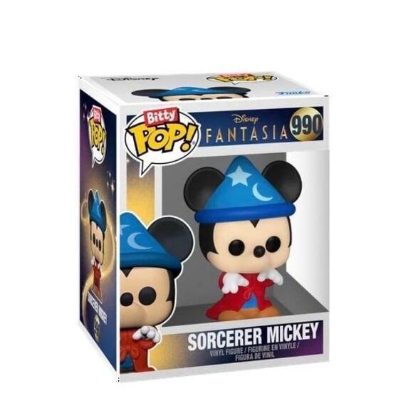 Funko: Sorcerer Mickey #990 Bitty Pop! from Disney Mickey & Friends Series - Picture 5 of 9